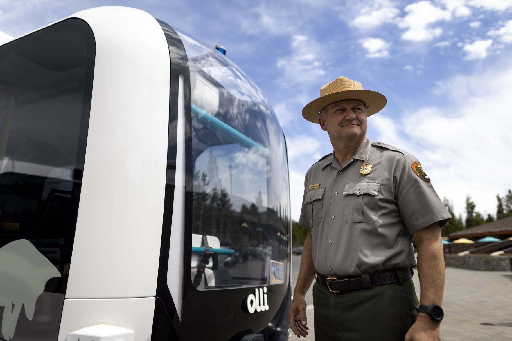 Yellowstone electric automated shuttles